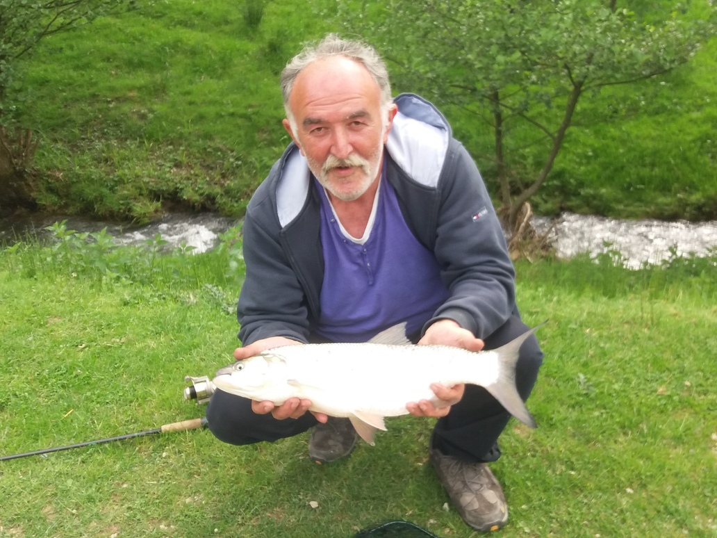 Der 1,8Kg schwere Rapfen wurde am 22.05.2017 an Teich #4
gefangen